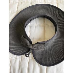 Stone Age Sun Visor Beach Straw Hat Wide Brim Foldable